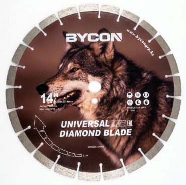 Диск отрезной алмазный 350x25.4х2.5 мм, BYCON 3000350