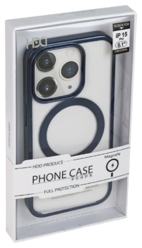 Чехол HDD PRODUCE для Apple iPhone 15 Pro прозрачный