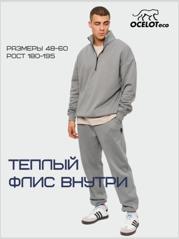 Спортивный костюм серый