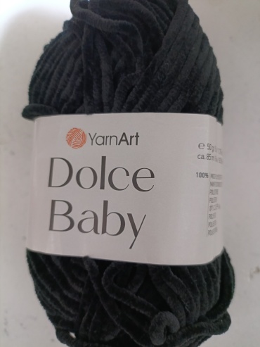 Dolce Baby YarnArt 742 Черный 85 м 50 г