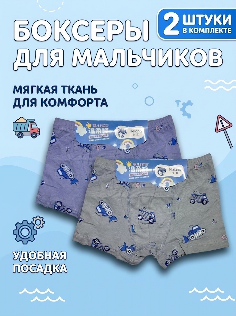 Боксеры мультиколор