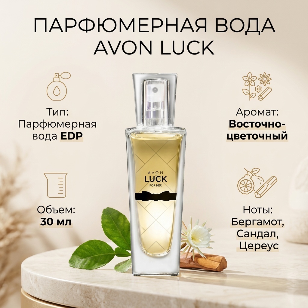 Avon Luck парфюмерная вода EDP 30 мл, для женщин
