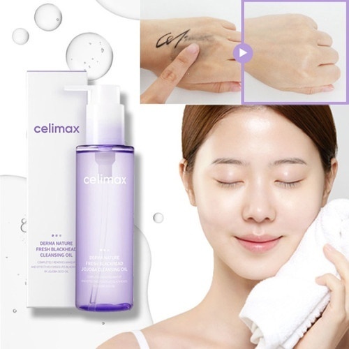 Celimax Derma Nature Fresh Blackhead Jojoba гидрофильное масло 150 мл, фото 4