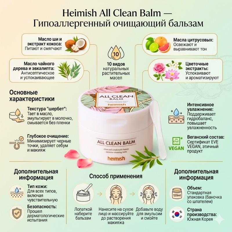 Heimish All Clean бальзам 120 мл, фото 3
