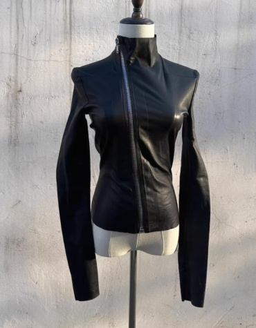 Кожаная куртка FASHION черный
