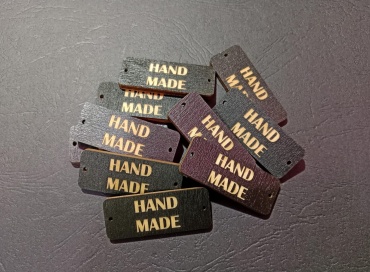 Бирки черные Hand made BANG BOX 10 шт