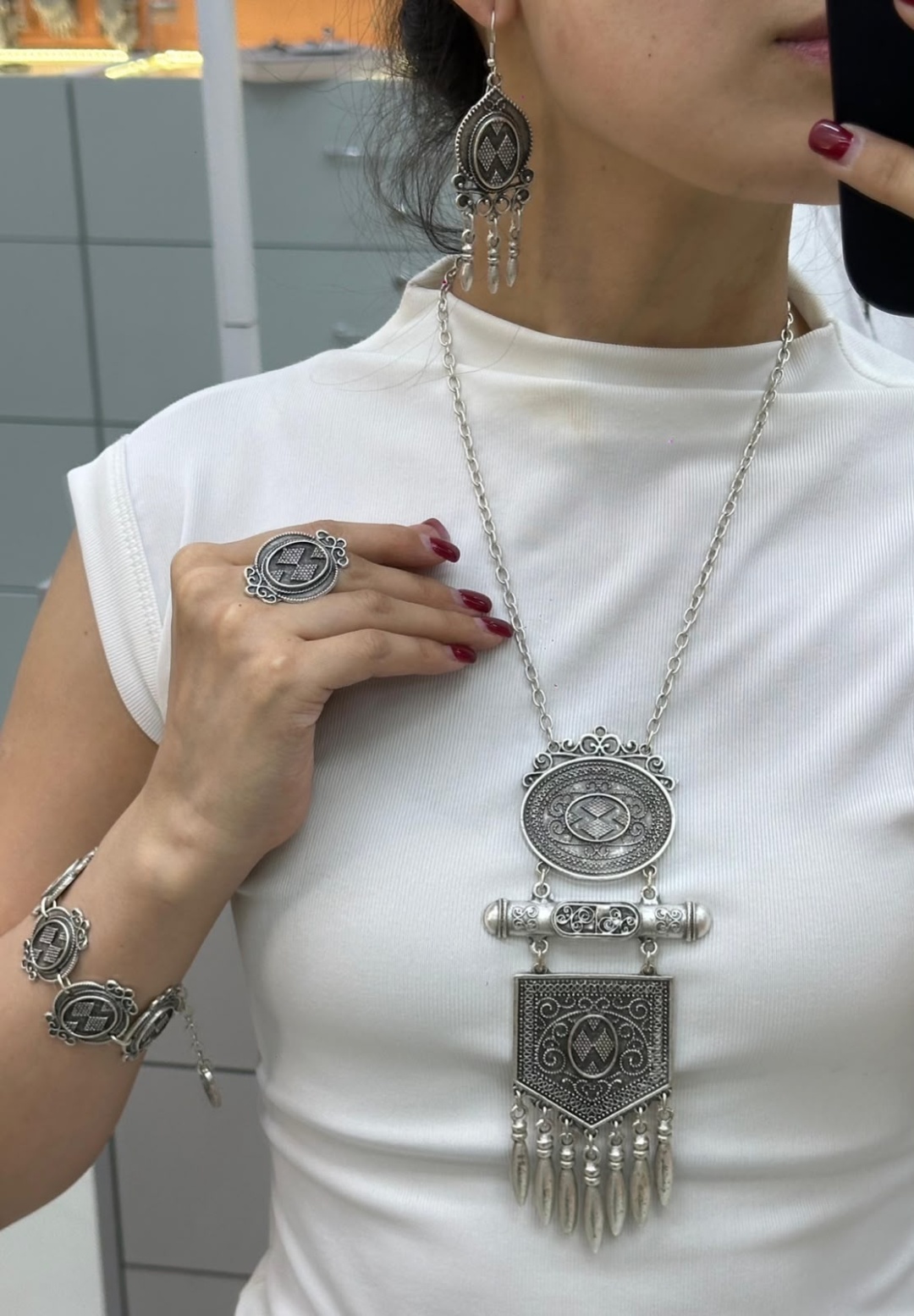 TOMIRIS COLLECTION медицинская сталь, без вставок