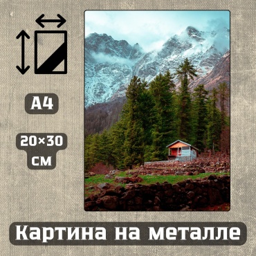 Sequoia VERS картина Картина на металле а4 Дыхание природы 20*30см 20x30 см