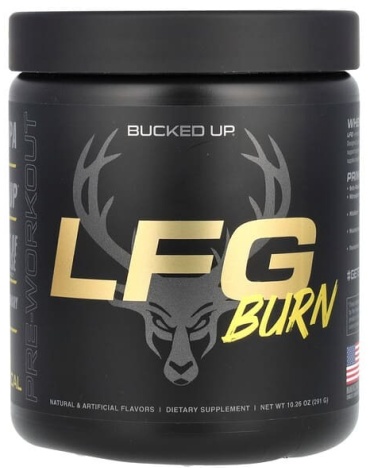 Bucked Up LFG Burn, предтренировочный комплекс tropical fruits