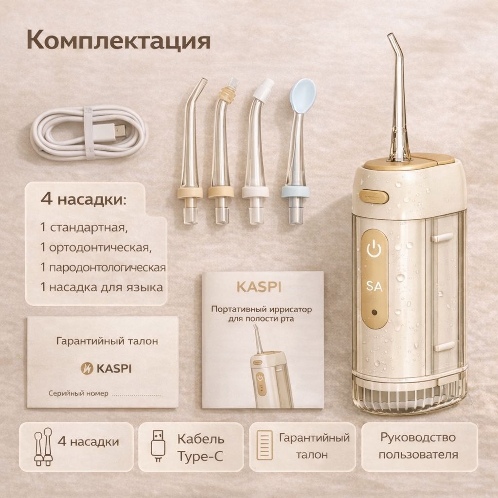 Ирригатор 3500-03 импульсный, портативный