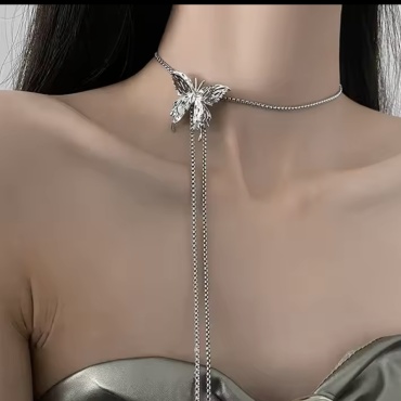 Чокер Fashion Jewelry длина 50 см бижутерный сплав страз