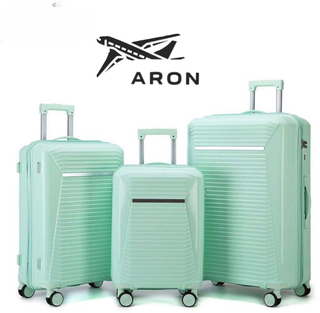 Чемодан ARON-008 полипропилен 220 л мятный