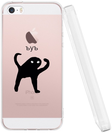 Чехол Mcover для Apple iPhone 5, iPhone 5S, iPhone SE рисунок