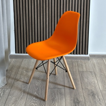 Стул Topaz Прайз, 80.5x46x41 см, оранжевый 1 шт.