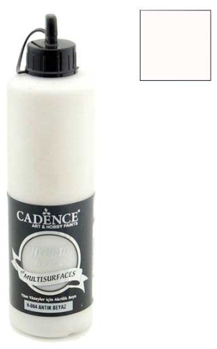Акриловые CADENCE Краска MultiSurfaces H-004 500 мл, цвет Античный белый, гибридная Античный белый 1 шт 500 мл
