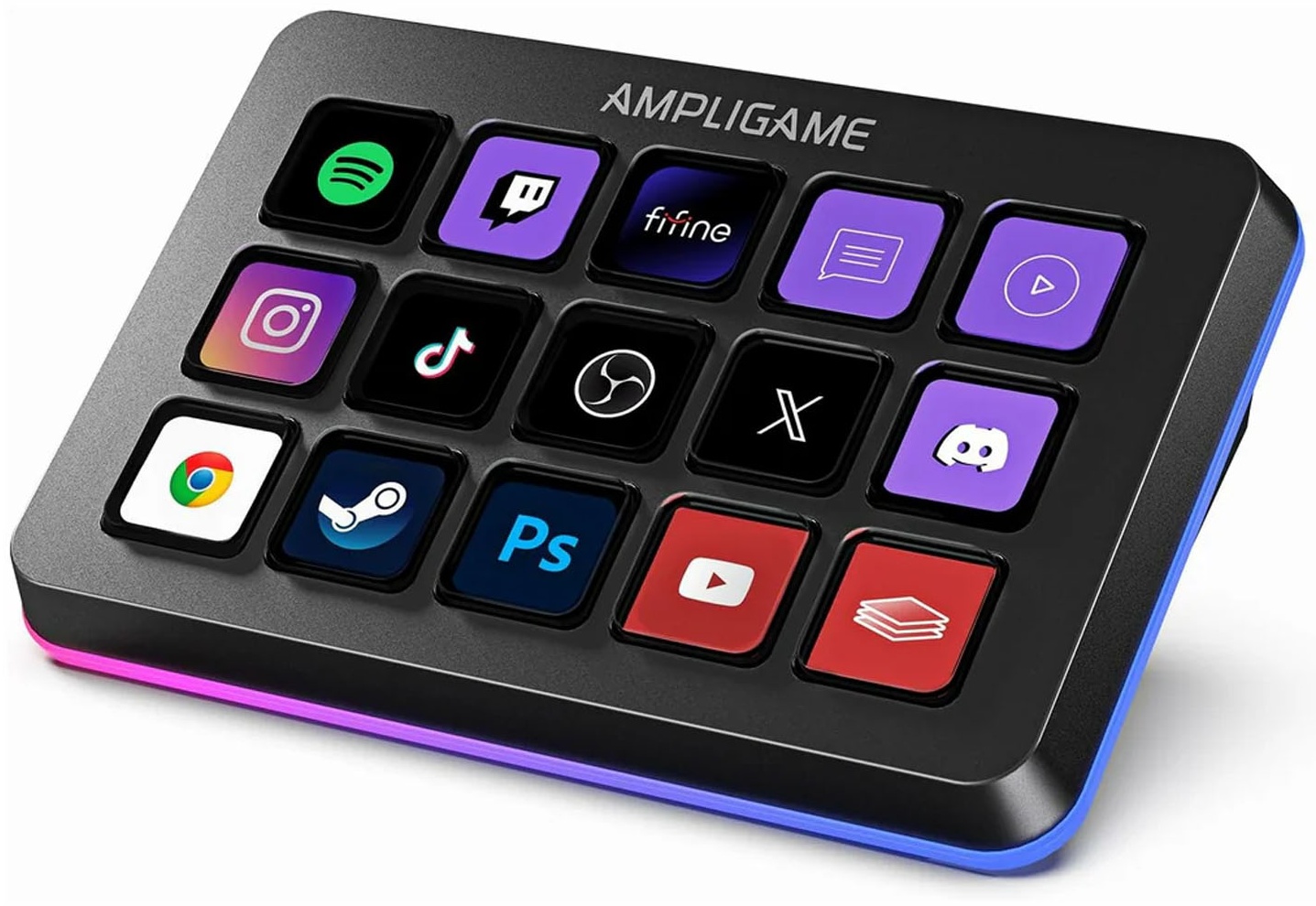 Контроллер для стриминга Fifine D6 черный