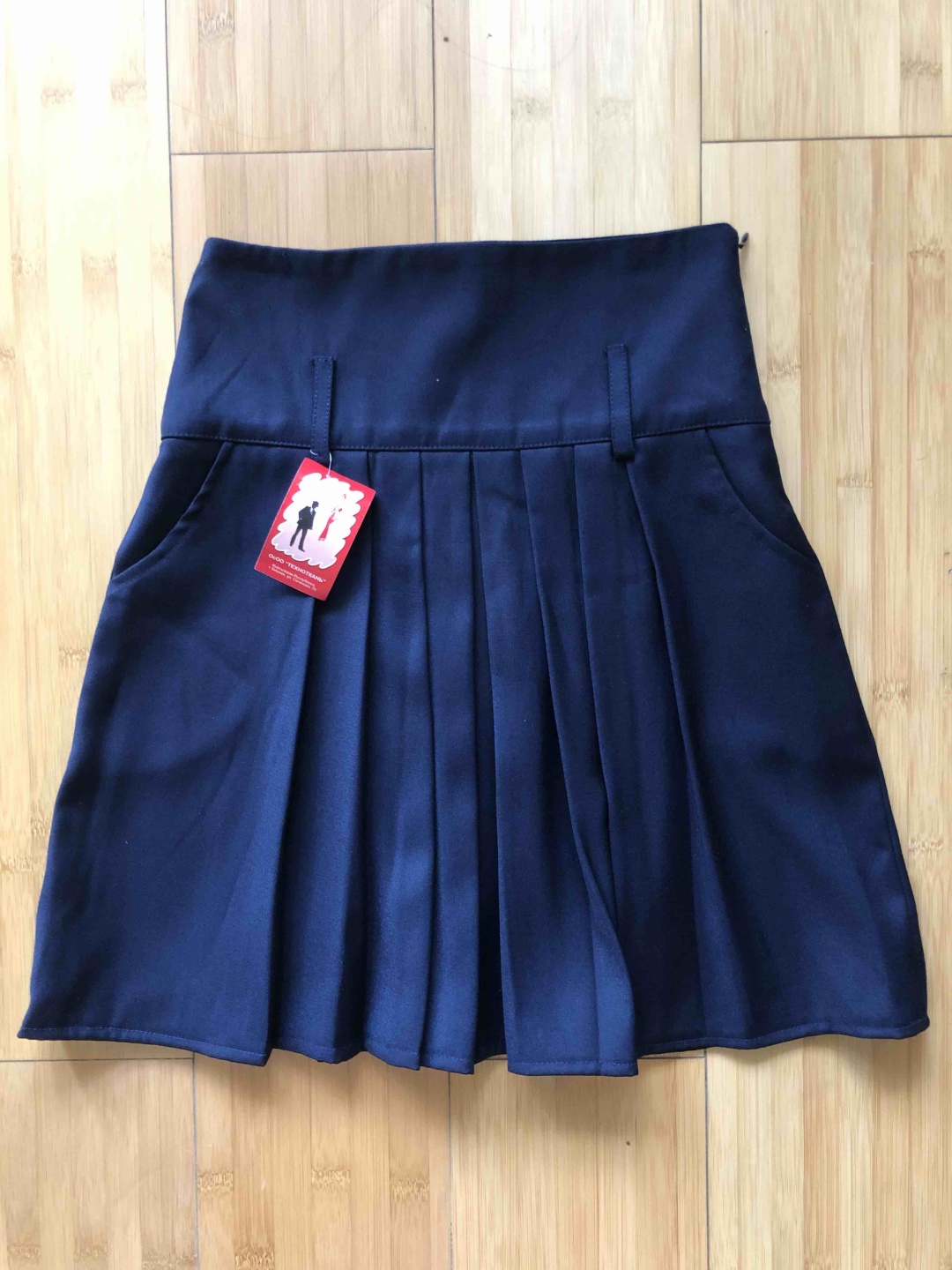 Школьная юбка плиссированная Fashion collection синий