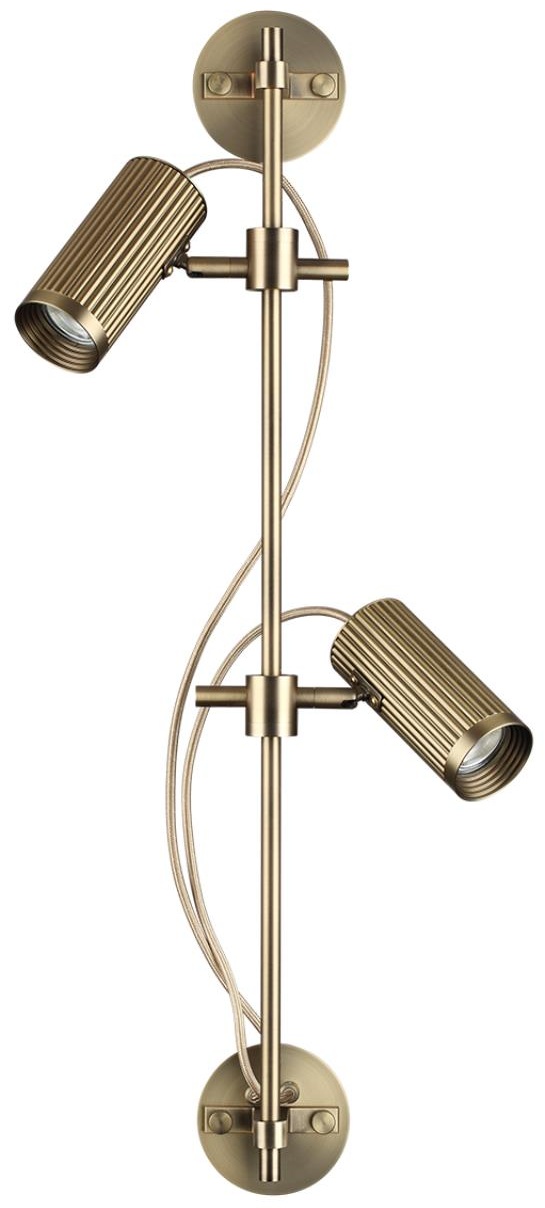 Светильник настенный Odeon Light GU10 10 Вт бронза