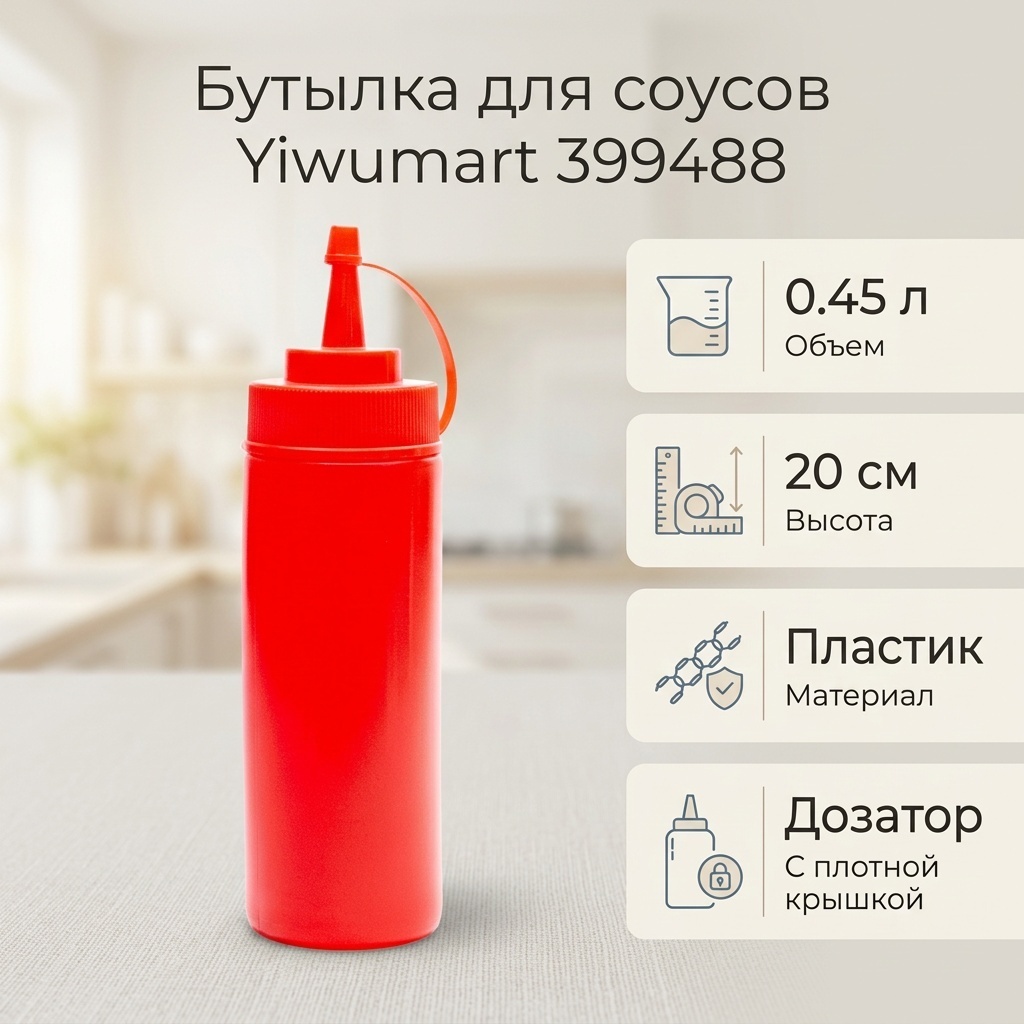 Yiwumart бутылка 399488, пластик