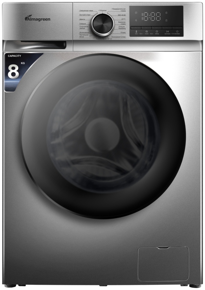 Стиральная машина Almagreen AG-TWF80-DIIDDDSDL 8 кг серый Almagreen купить в Казахстане