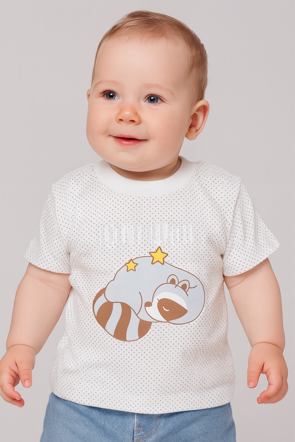 Футболка Si baby светло-бежевый