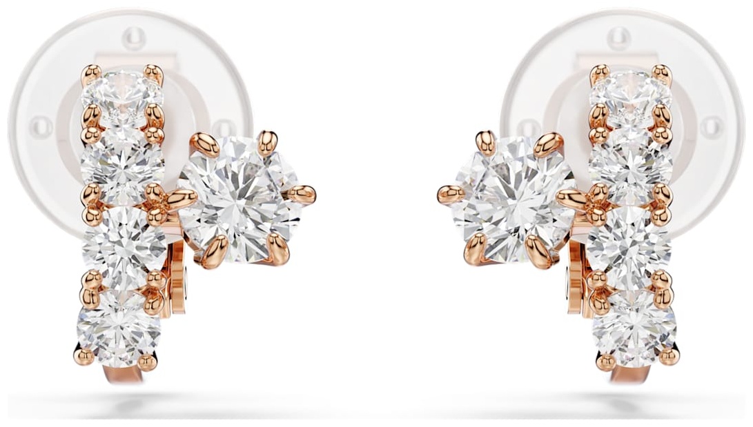 Клипсы Swarovski бижутерный сплав, кристаллы Swarovski