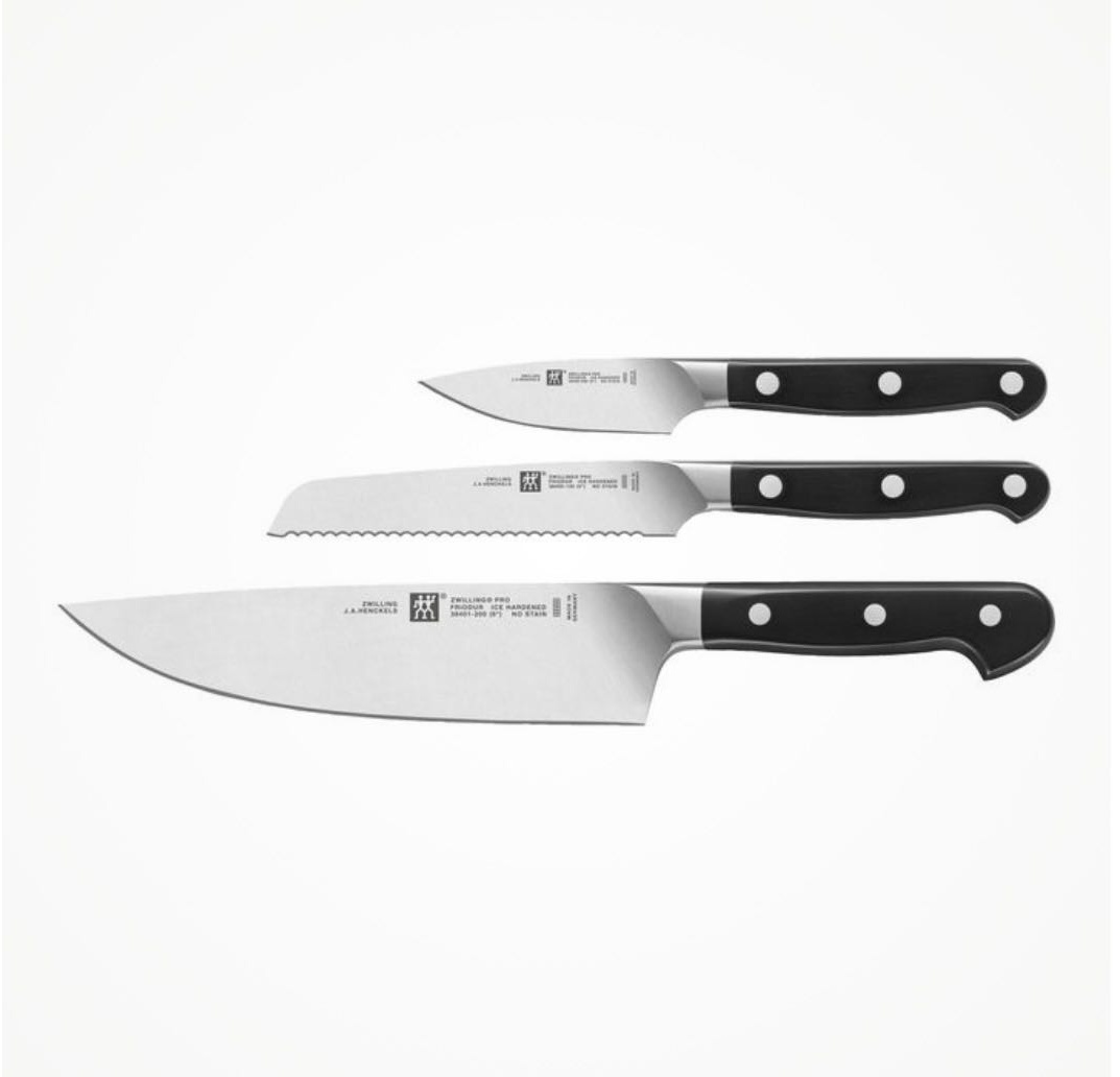 Универсальный ZWILLING pro Starter knife set, лезвие: нержавеющая сталь 3 шт