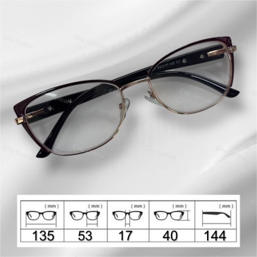 Elite Optical N.K.Karl для компьютера Очки для зрения очки ES4105 коричневый -3.50