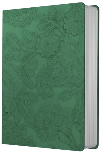 Блокнот Listoff Jade Эвкалиптовый, A6, 80 л, зеленый