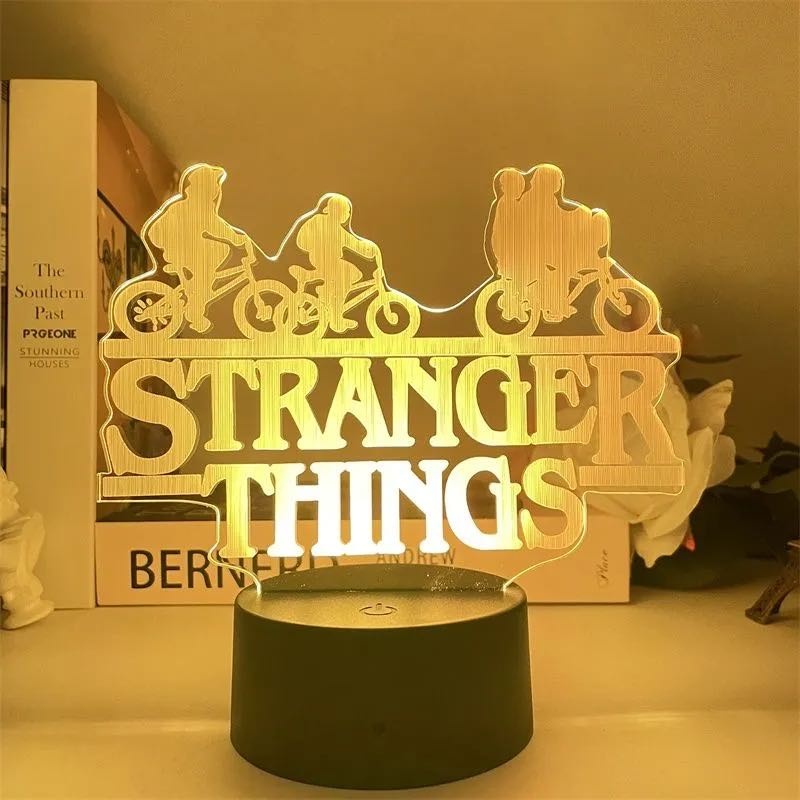 Декоративный светильник настольный Очень странные дела/Stranger things, теплый белый