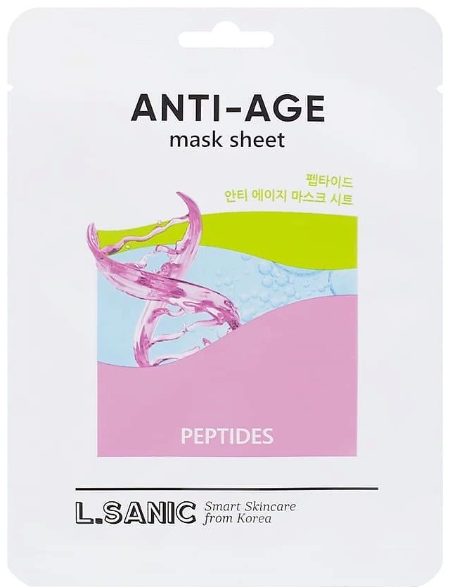 Маска для лица L.SANIC тканевая Anti-Age Peptides 1 шт