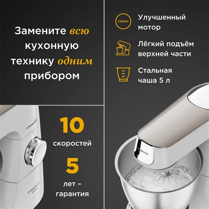 KENWOOD KVC65.001WH белый — фото 3
