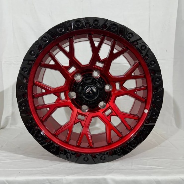 Auher X70721K 9x17/6x139.7 D110.1 ET0 4 диска красный, черный