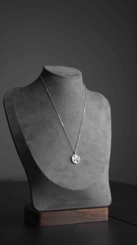 Колье Sterling Silver 7293 длина 45 см вес 6 г серебро, перламутр