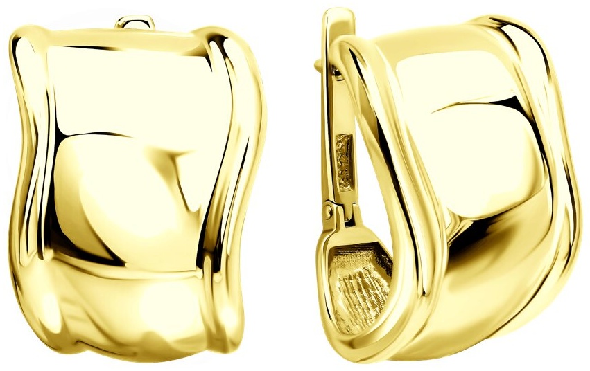 Серьги SOKOLOV 93022574 вес 11.38 г серебро, без вставок