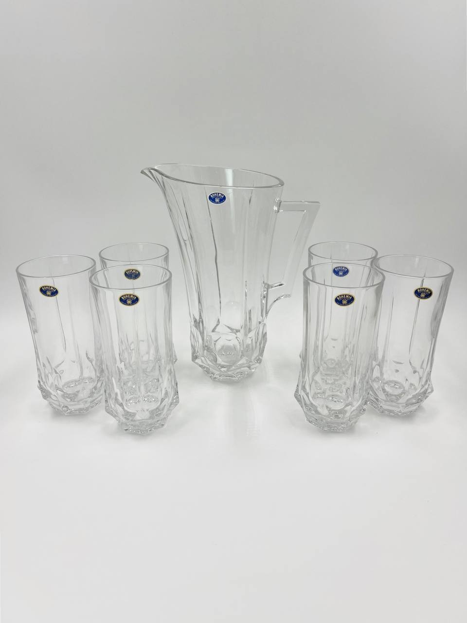 Набор стаканов Crystalite Bohemia 200 мл, хрусталь, 7 шт