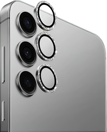 Стекло ОЕМ для Samsung Galaxy S24 серебристый