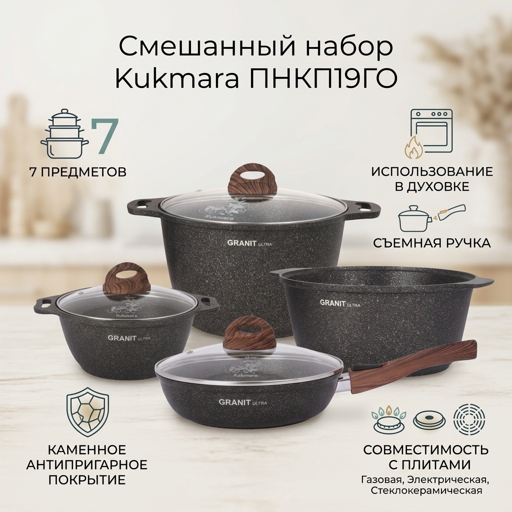 Смешанный набор Kukmara 7 в 1