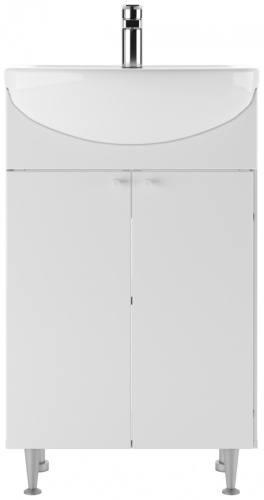 Тумба с раковиной Домино DP2603Т, 50.2x82x30.1 см, белый