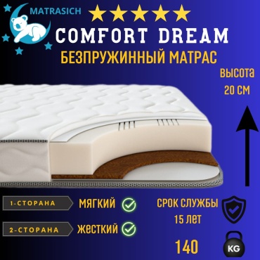 Матрас MATRASICH COMFORT DREAM, 90x190x20 см