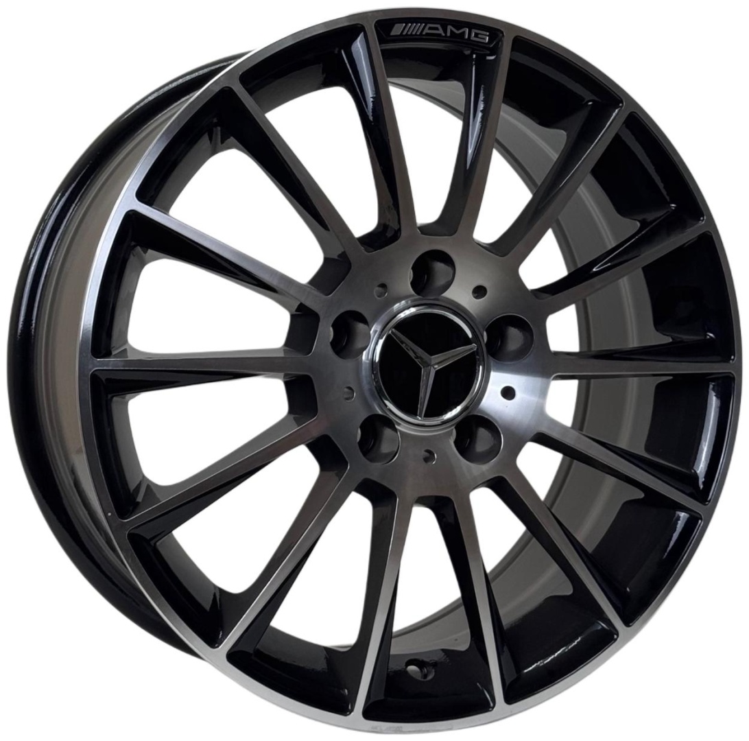 Wheels 122DD 7x16/5x112 D66.6 ET35 4 диска черный, хром