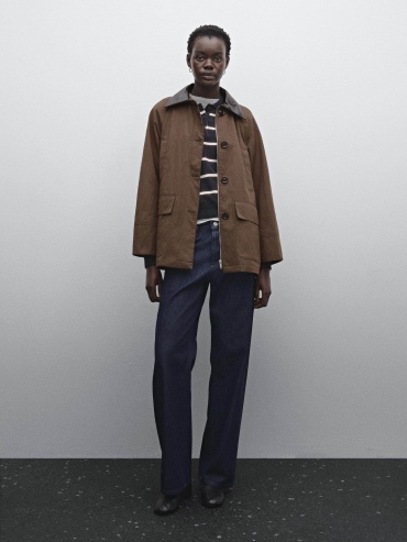 Тренчкот Massimo Dutti коричневый