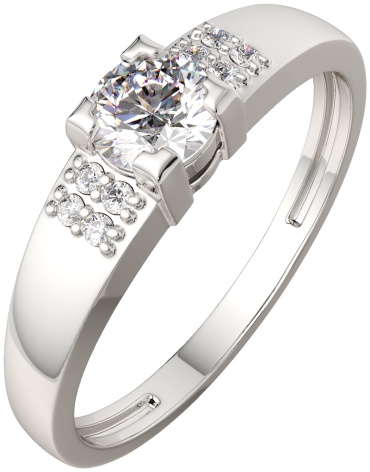 Lucente Silver ZO-0210353_20 размер 20 вес 1.36 г серебро, фианит