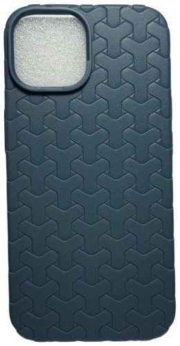 Чехол Knit для Apple iPhone 13, iPhone 14 темно-синий