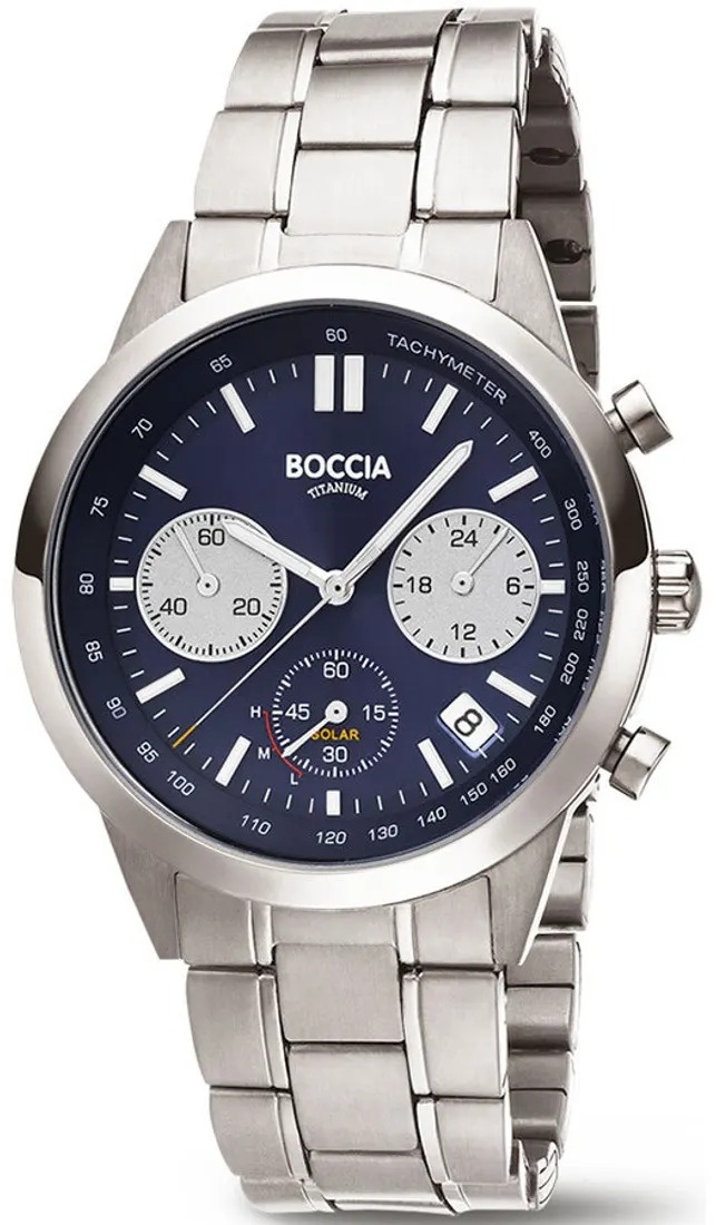 Кварцевые Boccia Titanium 3737-02C титан