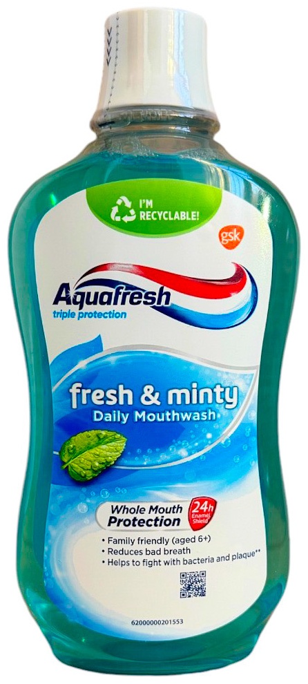 Aquafresh Extra fresh ополаскиватель мятный 500 мл