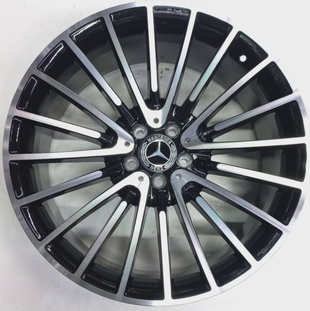 RNO 1860 9.5/10.5x21/5x112 D66.6 ET34.48 4 диска черный, серебристый