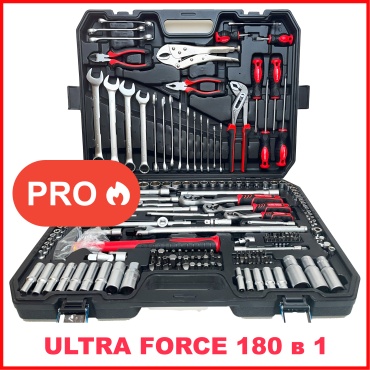 Набор инструментов автомобильный 180 в 1 ULTRA FORCE UTFFP-180