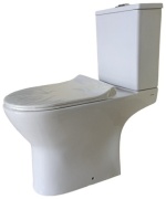 Saniteco унитаз с бачком SANITECO UF 2003 650*390*800мм белый, санфаянс