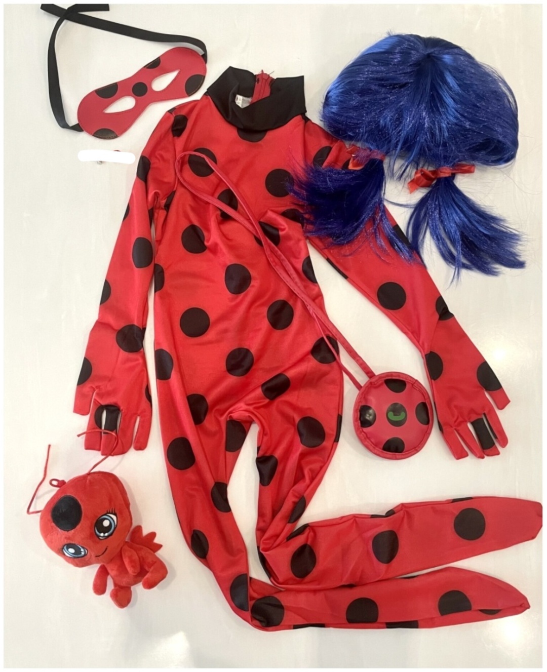 Карнавальный костюм Леди Баг, Ladybug, Lady Bug черный, красный